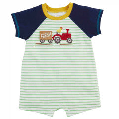 Mudpie Tractor Baby Shortall