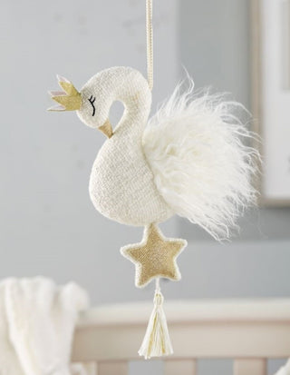 Mudpie Swan Musical Pull Toy