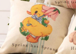 Vintage Duckling Pillow