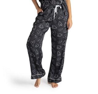 Hello Mello Beauty Sleep Satin Pajama Pants I Love Sleep