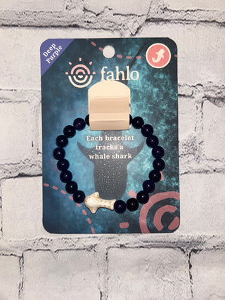 Fahlo Whale Shark Bracelet Deep Purple