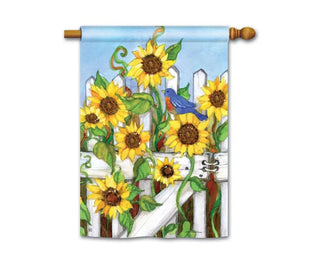 Sunflower Gate Standard House Flag