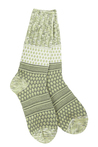 World’s Softest Socks Weekend Gallery Textured Crew Envy Multi