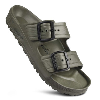 Aerothotic Arcus Beach Slide Sandals Green 601