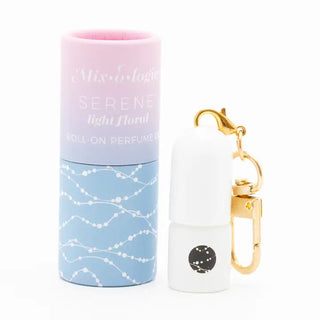 Mix-o-logie Mini Rollerball Perfume Keychain Serene (Light Floral)