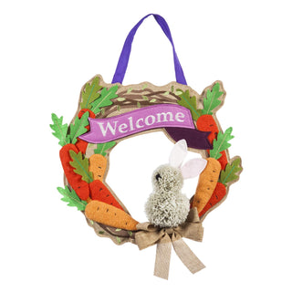 Bunny Wreath Door Decor