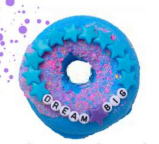 garb2art Donut Bath Bomb with Bracelet Blue