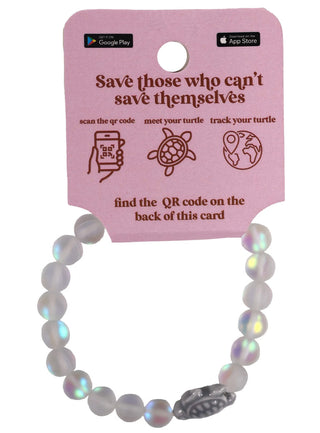 Simply Southern Turtle Tracking Bracelet Clear