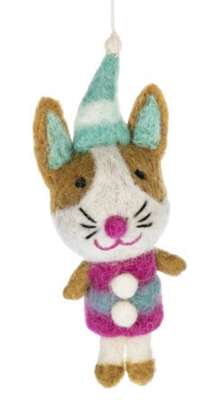 Wool Easter Friends Ornament Puppy