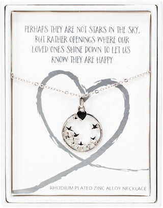 Stars in the Sky Memorial Necklace