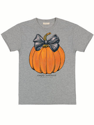 Simply Southern Short Sleeve Pumpkin Storm Heather