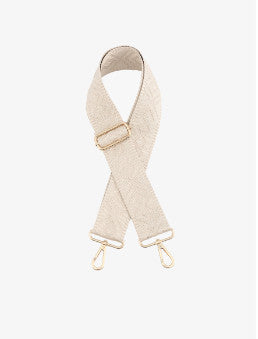 Jen & Co Bohemian Guitar Strap Off White STPBO