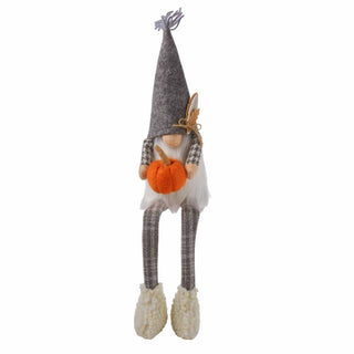Pumpkin Dangle Leg Gnome