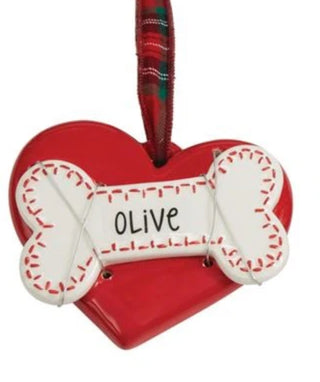 Mudpie Pet Heart Ornament