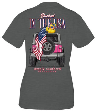 Simply Southern Ducked Graphite Heather T-Shirt