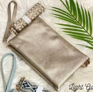 Jen & Co Izzy Crossbody Light Gold M2056