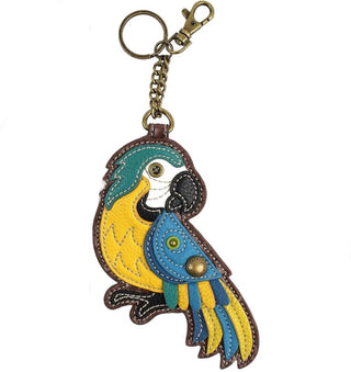 Chala 806 Key Fob/Coin Purse Blue Parrot