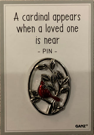 Memorial Cardinal Pin A Cardinal Appears