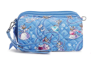 Vera Bradley Disney RFID All in One Crossbody Cinderella Paisley Friends