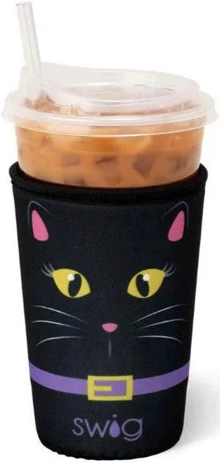 Swig Iced Cup Coolie Boo Crew Cat 22oz