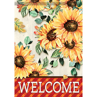 Sunflower Cluster Garden Flag