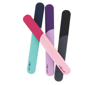 En Route Glass Nail File & Travel Case Purple