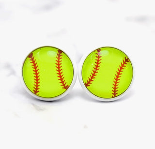 Daydreamer Designs Softball 10mm Studs