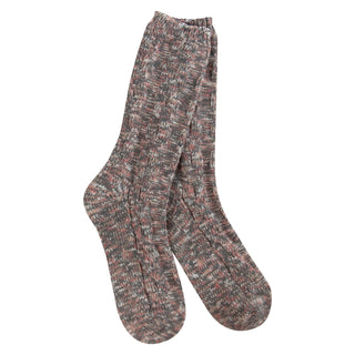 World’s Softest Socks Weekend Ragg Cable Crew