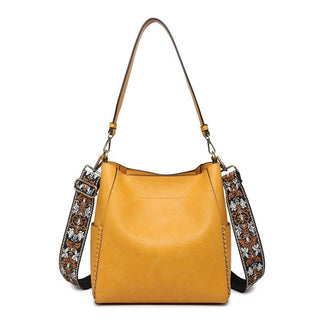 Jen & Co Penny Bucket Bag Mustard M2070
