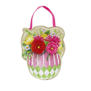 Easter Egg Flower Arrangement Door Decor