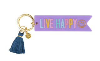 SS Live Happy Acrylic Keychain