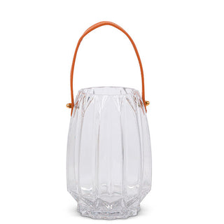 Glass Candle Holder 8”