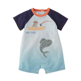 Puppy & Fish Shortalls