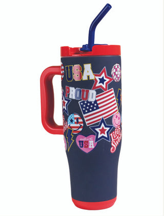 Simply Southern Tumbler Sticker USA 40oz
