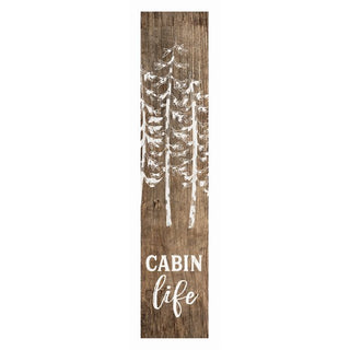 Cabin Life Block Sign