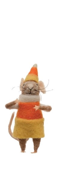 Wool Felt Mouse Ornament