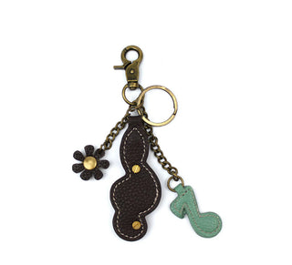 Chala Metal Charming Keychain Treble Clef 602