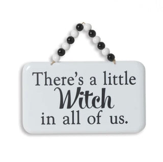 Little Witch Metal Sign
