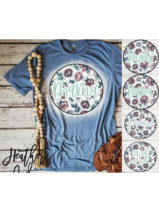 Southern Backroad Tees Bleached Mimi Tee
