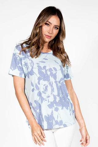 Sew in Love Floral Short Sleeve Top