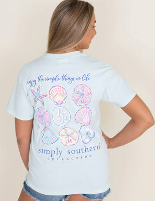 Simply Southern Enjoy T-Shirt in Breeze Blue