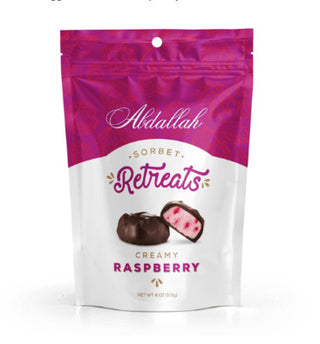 Abdallah Creamy Raspberry Chocolate Retreats 4oz