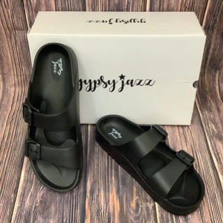 Gypsy Jazz Mama Mia Sandals Black