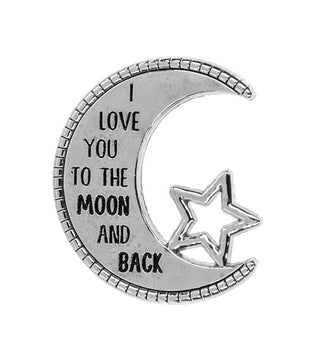 Ganz I Love You to the Moon & Back Charm