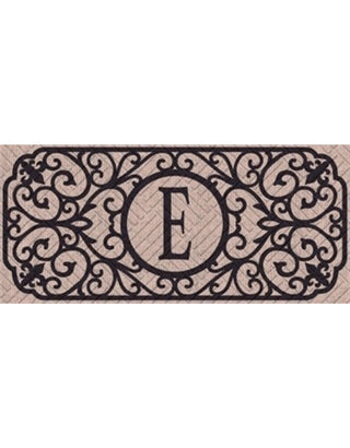 Filigree Embossed Monogram Switch Mat
