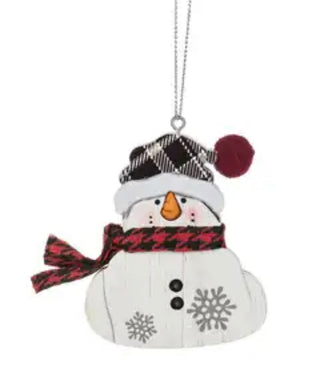 Cozy Snowman Ornament