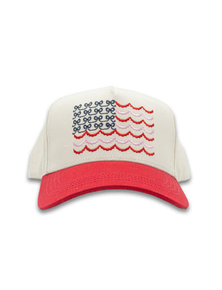 Simply Southern Ball Cap Flag Bows