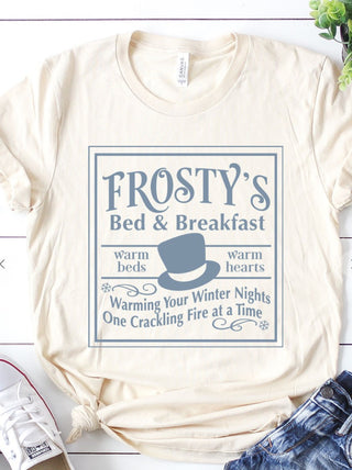 Frostys Bed and Breakfast Christmas Tee