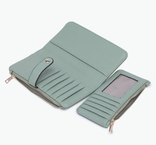 Jen & Co Macy Snap Wallet Black WL2665