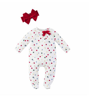 Mudpie Dot Sleeper w/Headband